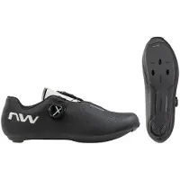 Northwave Hommes, Chaussures de cyclisme, Sonic Plus Wide (42.5), Gris, Noir
