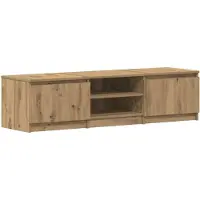 vidaXL Armoire TV Artisan-Chêne 140x40x36 cm Bois composite