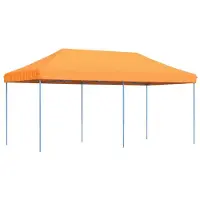 vidaXL Tente de réception pliable Pop-Up Orange 580x292x315 cm