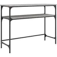 vidaXL Table console sonoma gris 100x35,5x75 cm bois d'ingénierie