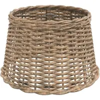 vidaXL Abat-jour Marron Ø45x28 cm osier