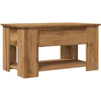 vidaXL Table basse Artisan-Chêne 79x49x41 cm Bois composite