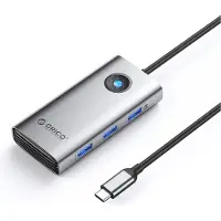ORICO Station d'accueil PW11, 6 en 1, avec connecteur USB-C (3 ports USB-A 3.0, 1 port USB-C PD 100W, 1 port HDMI 4K)
