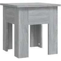 vidaXL Table basse Gris Sonoma 40x40x42 cm Bois composite