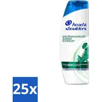 Head & shoulders – Shampooing antipelliculaire – Cuir chevelu qui démange – 285 ml - Pack économique - 25 pièces