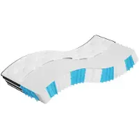 vidaXL Matelas à ressorts ensachés moyen 80x200 cm