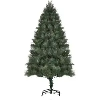 BellaFurn Arbre de Noël artificiel, 180 cm de haut, avec 375 branches | Couleur : Vert | Dimensions : 90 x 90 x 180 cm