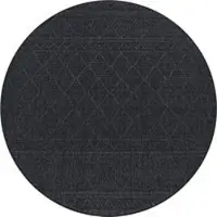 Tapis.fr Tapis d'intérieur & extérieur Verona gris 200 cm rond