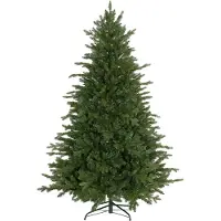 Youjia Arbre de Noël artificiel, 180 cm, sapin de Noël avec 1821 extrémités ignifuges, pied en métal pliable