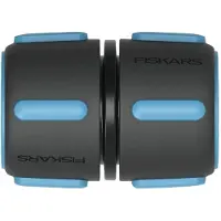 Fiskars 1027065, Raccord pour tuyau, Noir, Bleu