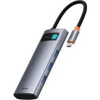 Baseus , USB Type-C, USB 3.0, USB Type-C, HDMI, MicroSD (TransFlash), SD, 5 000 Mbit/s, 60 Hz, 3 840 x 2 160 pixels