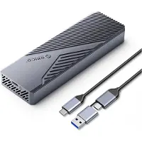 ORICO Boîtier de disque CNM2-G20 M.2 NVME USB-C 3.2 20 Go/s - gris