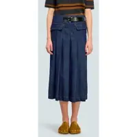 Semicouture pour femme. Y6WY29 Jupe Carla bleue (28), Casuel, Coton, Denim