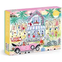Puzzle de 1 000 pièces « Michael Storrings : Une maison de plage des années folles »
