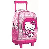 Manenti Sac à dos scolaire Hello Kitty licorne, modèle Premium, dimensions : 44 cm