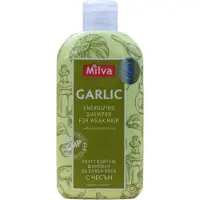 Milva Shampooing à l'ail énergisant pour cheveux affaiblis 200 ml