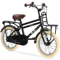 Deryan Vélo pour enfant Cooper 16 pouces – Guidon et selle réglables – Noir