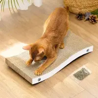 OEM Planche en carton pour chat, conçue comme un griffoir - Design réversible, carton résistant, taille moyenne