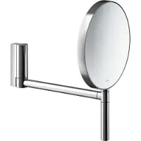 Keuco PLAN Miroir de soins de beauté, sans éclairage, rond, montage mural, 17649010002