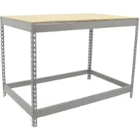 Famanu : Table de travail de 400 kg de capacité de charge – Stabilité pour l'atelier et les travaux de loisirs