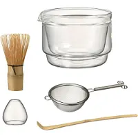 Hario Set de préparation pour matcha en verre Matcha Collection Set