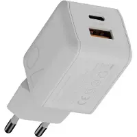 Xtorm Chargeur 70W NextGen, Technologie GaN, USB-C et USB-A, Power Delivery, Plastique Recyclé GRS - Blanc