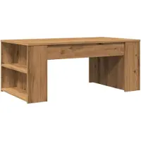 vidaXL Table basse Artisan-Chêne 102x55x42 cm Bois composite