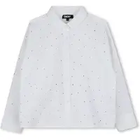 DKNY D62782 Long Sleeve Shirt Blanc 10 Years Fille