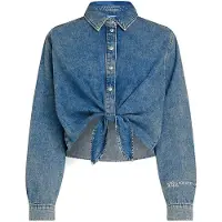 Karl lagerfeld Jeans B3w11033 Long Sleeve Shirt Bleu L Femme