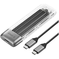 ORICO Boîtier de disque TXM2-C3 M.2 NVME USB-C 3.2 10 Go/s - gris