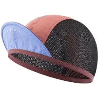 RockBros Casquette de cycliste avec visière de casque - rouge