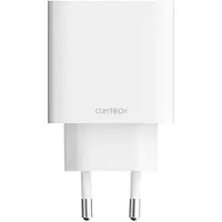 Cuktech Chargeur Chargeur secteur A19 30 W USB-A + USB-C - blanc (30 W, 2 ports), Chargeur USB, Blanc