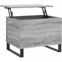 vidaXL Table basse Gris Sonoma 60x44,5x45 cm Bois composite
