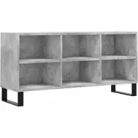 vidaXL Armoire TV gris béton 103,5x30x50 cm Bois composite