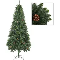 vidaXL Arbre de Noël artificiel Pomme de pin Noël Deko