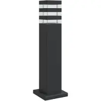 vidaXL Lampadaire d'extérieur noir 50 cm aluminium