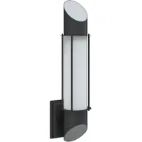 vidaXL Applique murale extérieure noir acier inoxydable