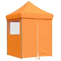 vidaXL Tente de réception pliable escamotable avec 4 parois latérales