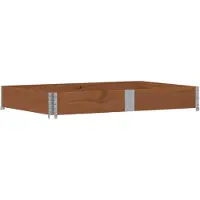 vidaXL Rehausse de palette Marron 150x100 cm pin massif