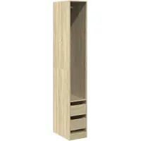 vidaXL Armoire Chêne Sonoma 30x50x200 cm Bois composite