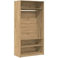 vidaXL Armoire Artisan-Chêne 100x50x200 cm Bois composite