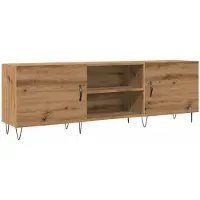 vidaXL Armoire TV Artisan-Chêne 150x30x50 cm Bois composite