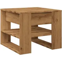 vidaXL Table basse Artisan-Chêne 55,5x55x45 cm Bois composite