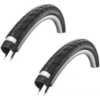 Schwalbe , 2 pneus Delta Cruiser Plus HS431, 28x1,50 pouces (40-622), technologie TwinSk.
