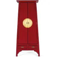 GINER Y COLOMER Armoire Dara en bois de manguier, 195 cm x 83 cm x 40 cm,
