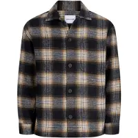 Jack & Jones Chemise 'JJESOHO OLLIE' bleu nuit / umbra / blanc