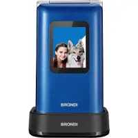 Brondi Téléphone portable simple 10279001 Bleu