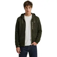 Superdry Homme Sweat Zippé à Capuche Storm Fleece Coupe Décontractée Green Taille: Xxl