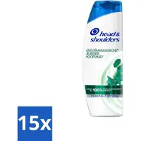 Head & shoulders – Shampooing antipelliculaire – Cuir chevelu qui démange – 285 ml – Pack économique – 15 pièces