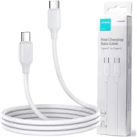 JOYROOM Cable Long-Lasting Series A9 Usb-C / Usb-C Pd Qc 60W 3A 1M - Biały